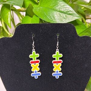 💜4for$20💜 Colorful Mathematical Earrings